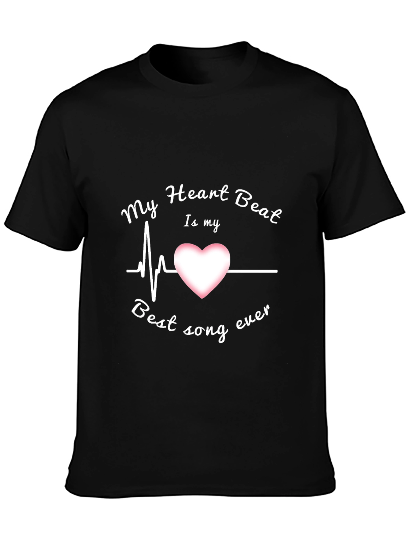 Heartbeat Song T-Shirt | Mens Black Graphic Tee