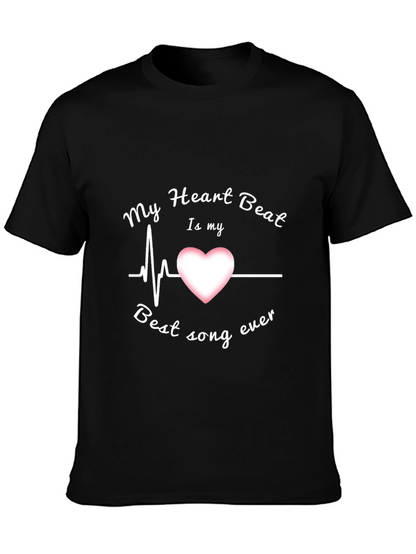 Heartbeat Song T-Shirt | Mens Black Graphic Tee