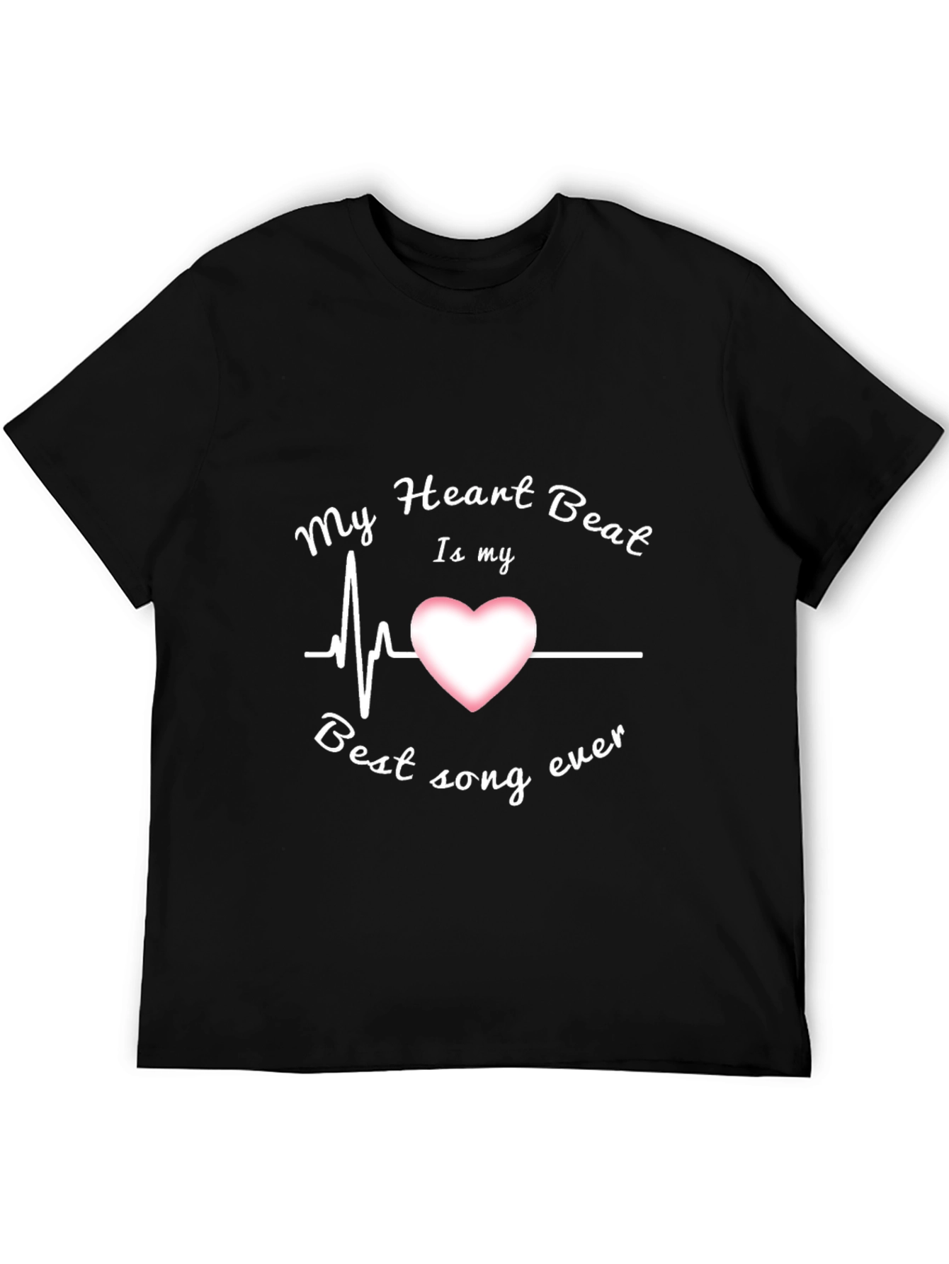 Heartbeat Song T-Shirt | Mens Black Graphic Tee