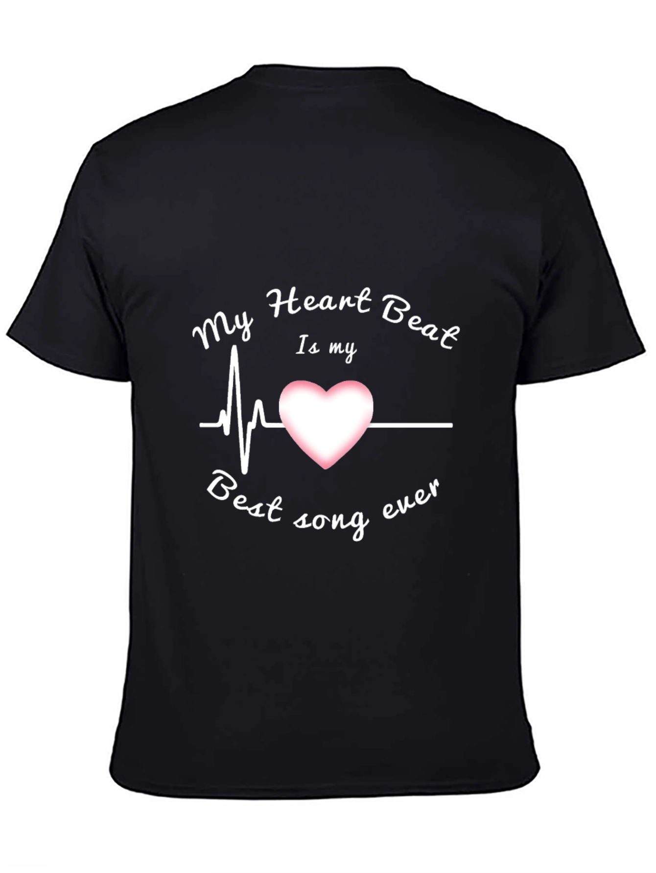 Heartbeat Song T-Shirt | Mens Black Graphic Tee