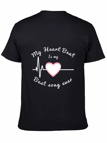 Heartbeat Song T-Shirt | Mens Black Graphic Tee