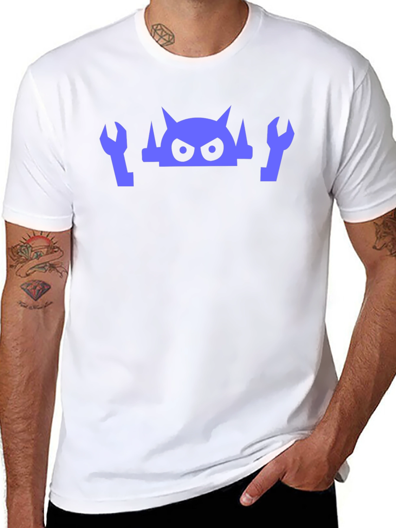 Orc Mechanic Graphic Tee - Black Cotton Shirt