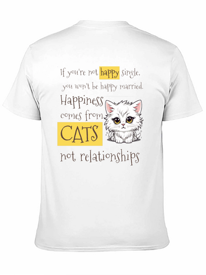 Happy Cats T-Shirt - Single or Married?