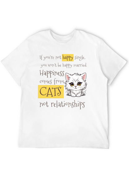 Happy Cats T-Shirt - Single or Married?