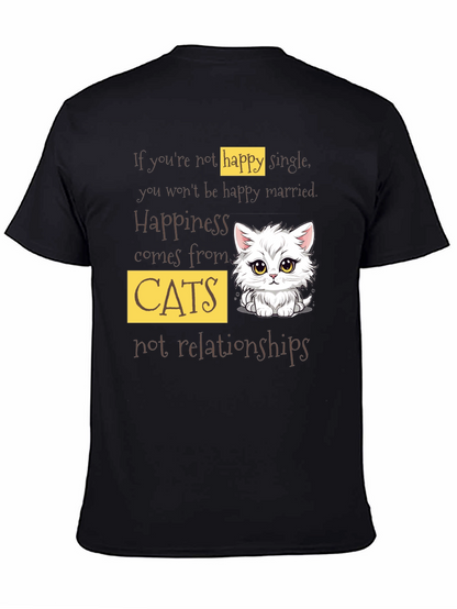 Happy Cats T-Shirt - Single or Married?