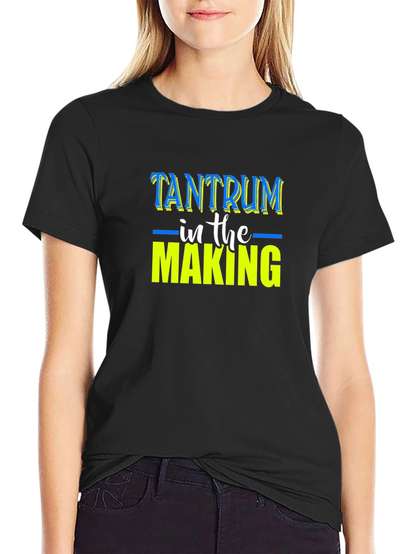 Tantrum in the Making Graphic Tee - Black