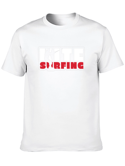 Kite Surfing Graphic Tee - Black