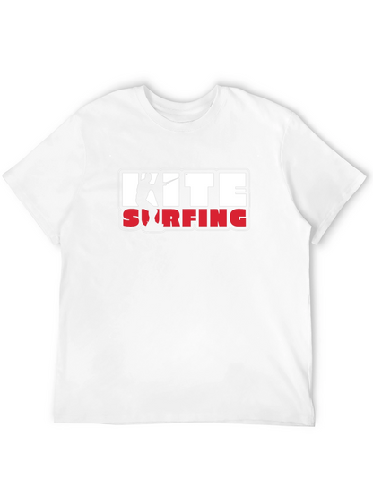 Kite Surfing Graphic Tee - Black