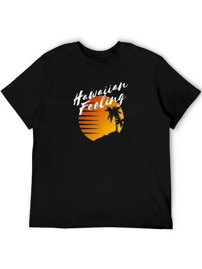 Hawaiian Feeling Graphic T-Shirt