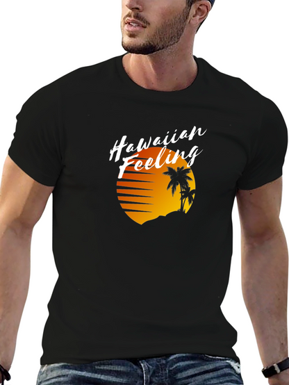 Hawaiian Feeling Graphic T-Shirt