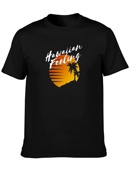 Hawaiian Feeling Graphic T-Shirt