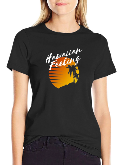 Hawaiian Feeling Graphic T-Shirt