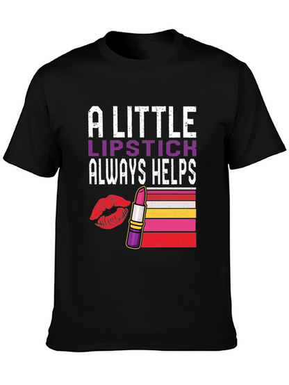 Lipstick Helps Graphic Tee