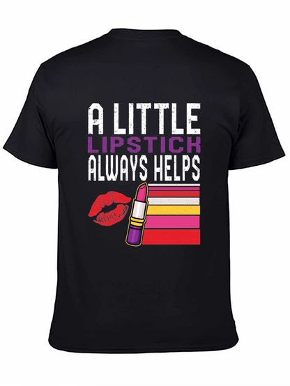 Lipstick Helps Graphic Tee