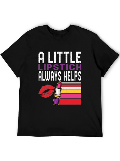 Lipstick Helps Graphic Tee