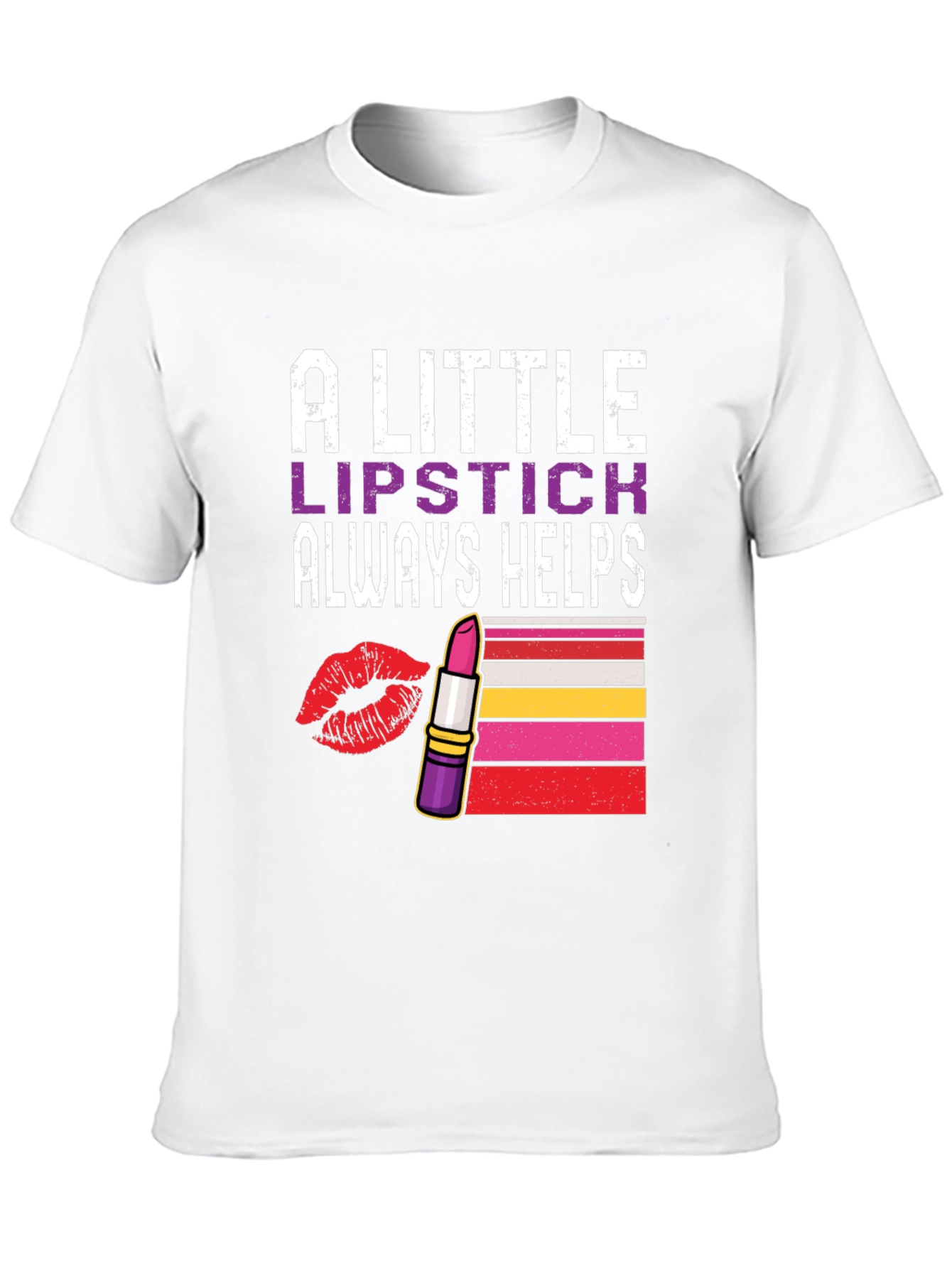 Lipstick Helps Graphic Tee