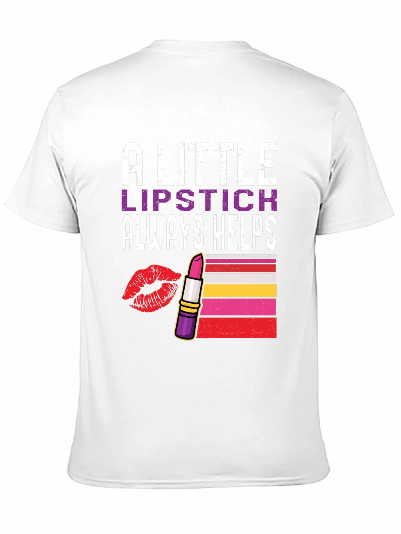 Lipstick Helps Graphic Tee