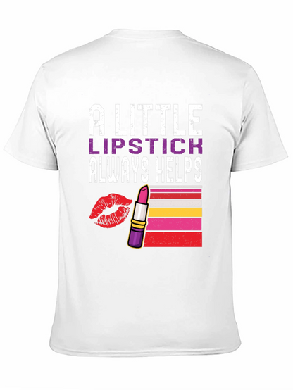 Lipstick Helps Graphic Tee