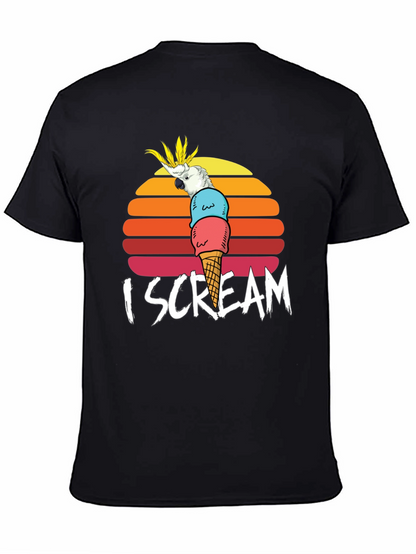 I Scream Parrot Graphic Tee