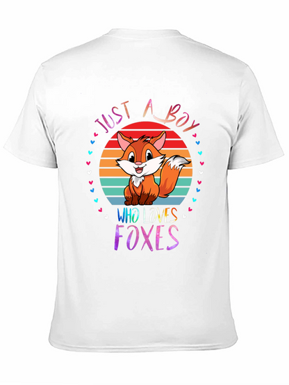 Just A Boy Who Loves Foxes T-Shirt
