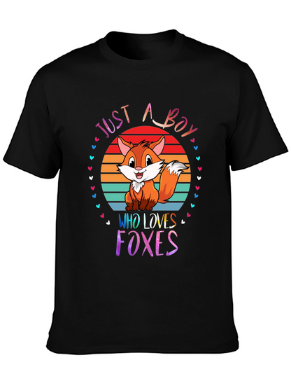 Just A Boy Who Loves Foxes T-Shirt
