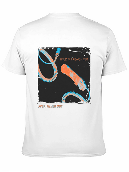 Retro Phone Graphic Tee - Hold On Reach Out