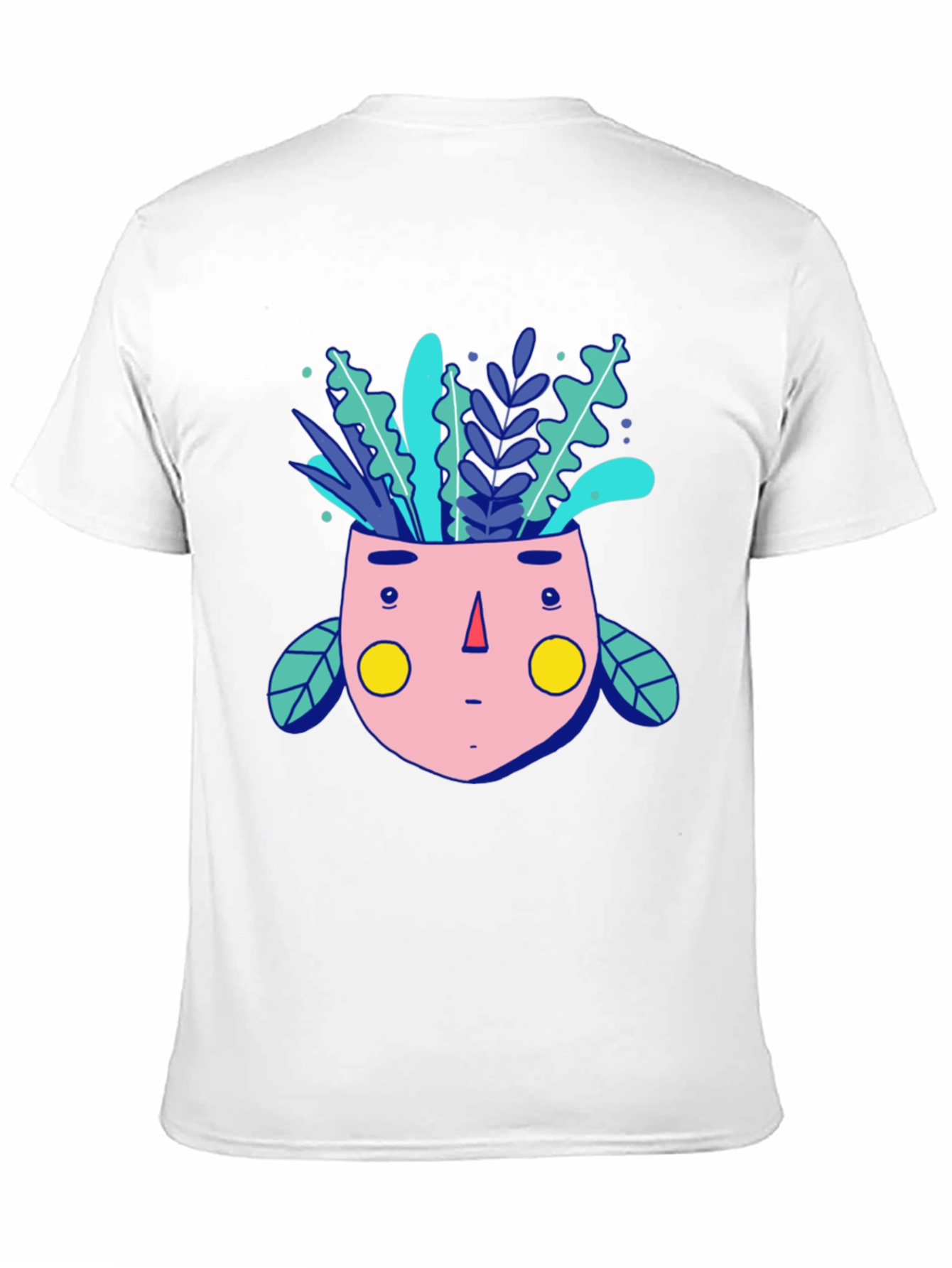 Whimsical Plant Head Graphic Tee