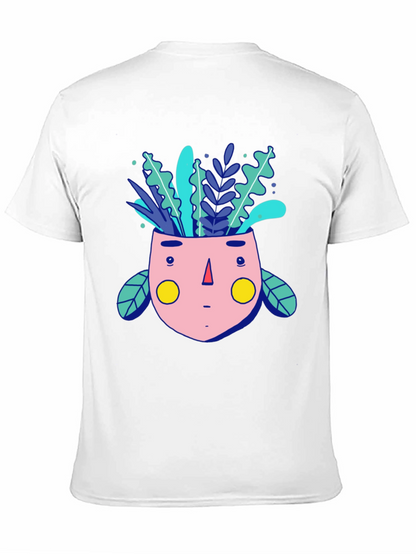 Whimsical Plant Head Graphic Tee