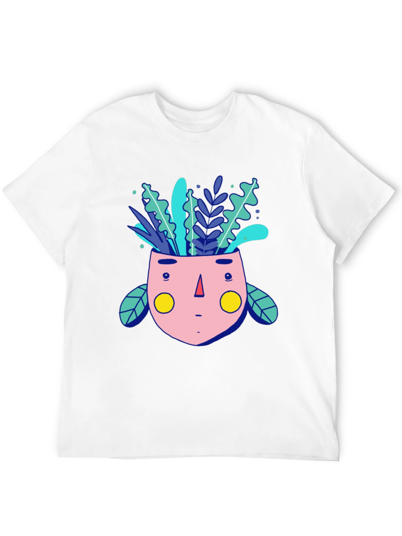 Whimsical Plant Head Graphic Tee