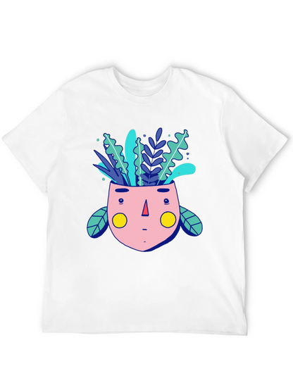 Whimsical Plant Head Graphic Tee