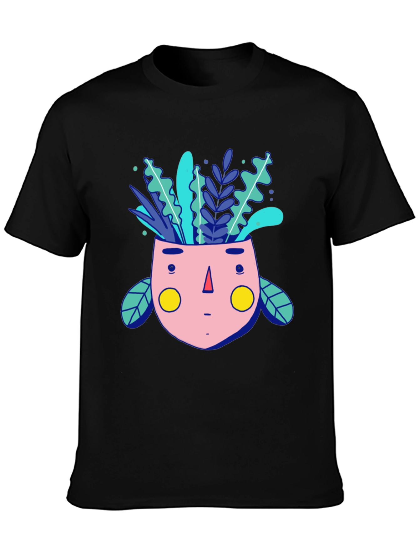 Whimsical Plant Head Graphic Tee