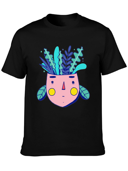 Whimsical Plant Head Graphic Tee