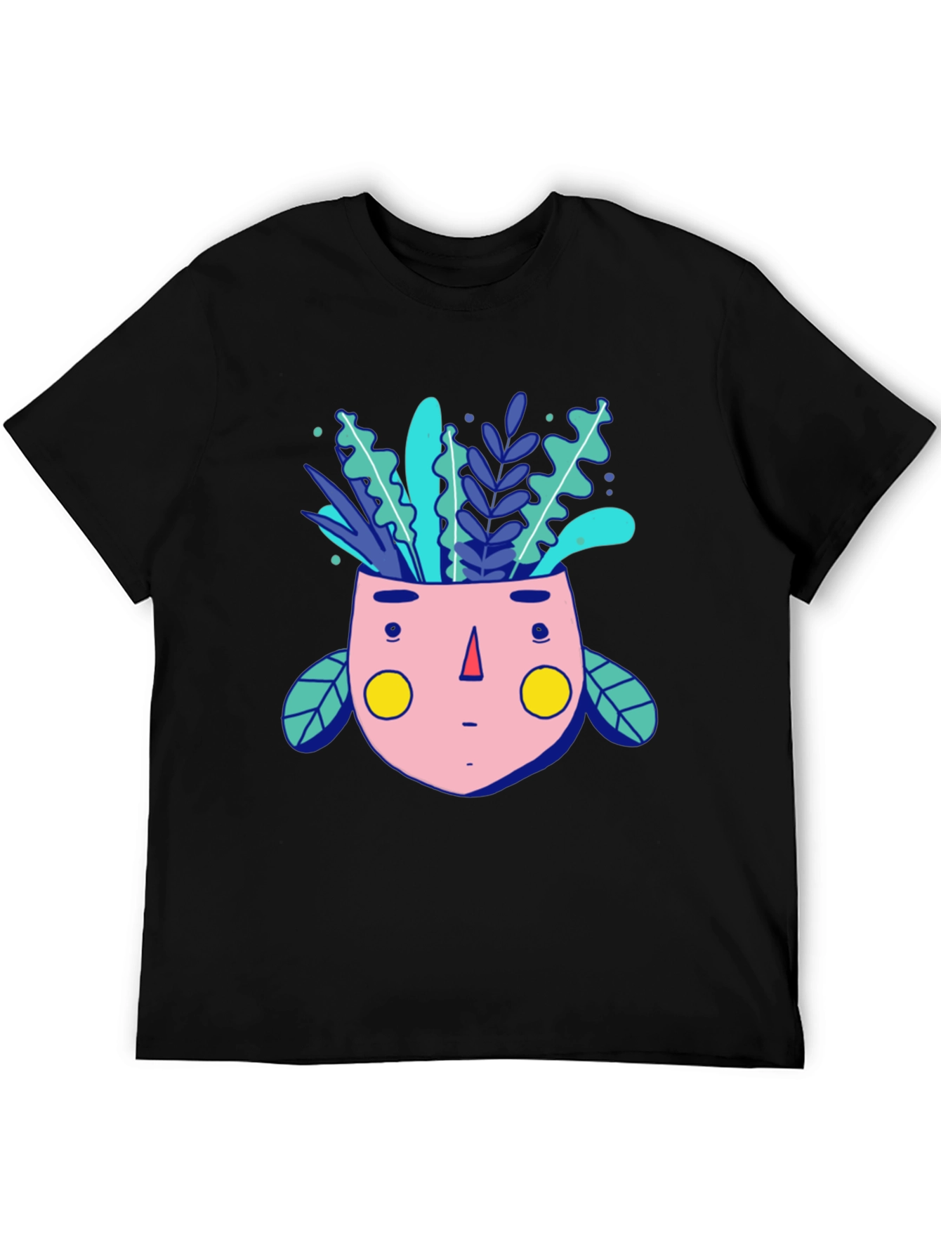 Whimsical Plant Head Graphic Tee