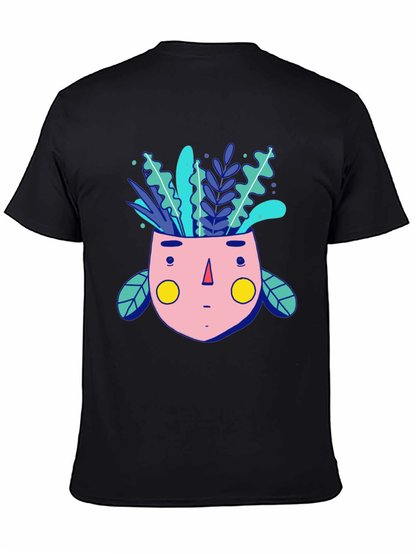 Whimsical Plant Head Graphic Tee