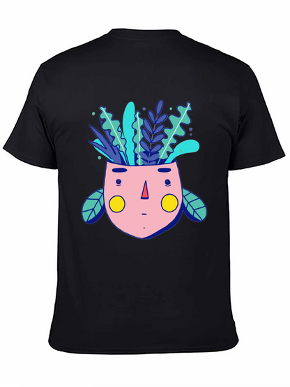 Whimsical Plant Head Graphic Tee