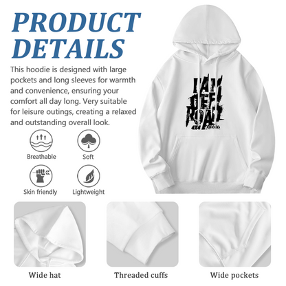 I Am Off Road' 4x4 Distressed Grunge Graphic Hoodie