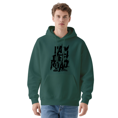I Am Off Road' 4x4 Distressed Grunge Graphic Hoodie