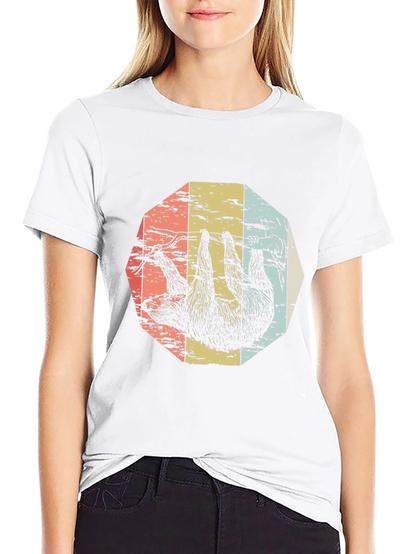 Retro Sloth Graphic Tee