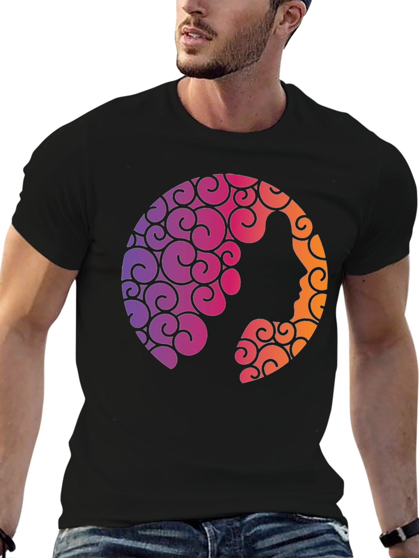 Silhouette Swirl Tee