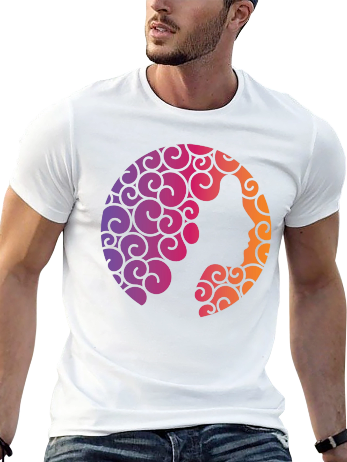 Silhouette Swirl Tee