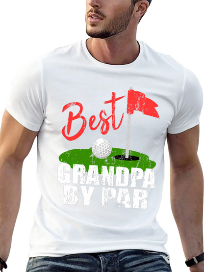 Best Grandpa By Par Golf T-Shirt