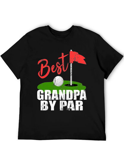 Best Grandpa By Par Golf T-Shirt