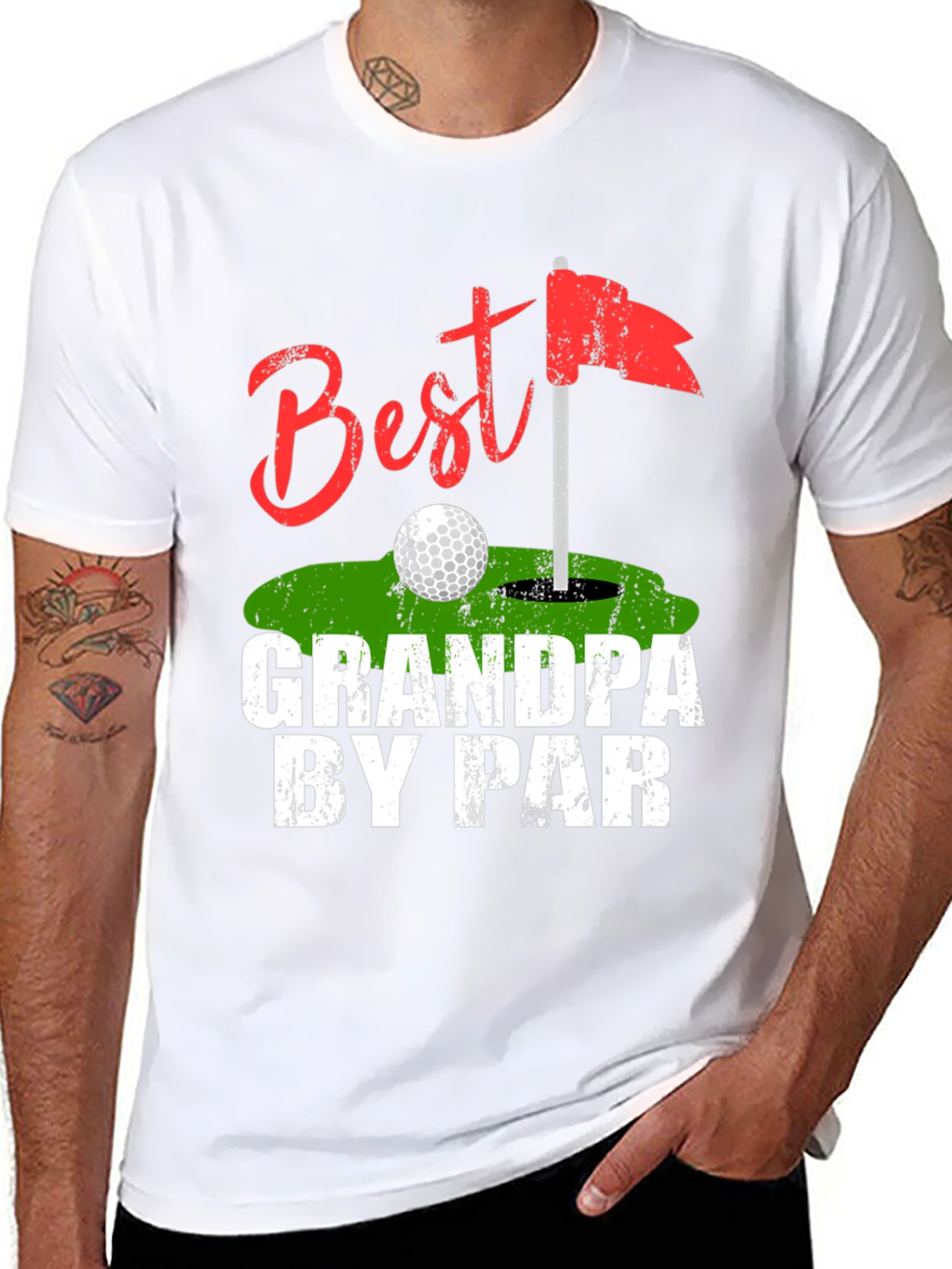 Best Grandpa By Par Golf T-Shirt