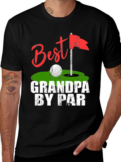 Best Grandpa By Par Golf T-Shirt