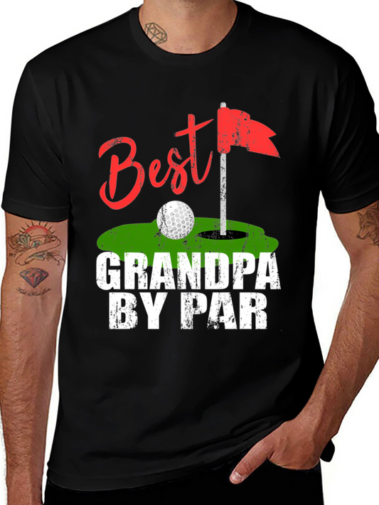 Best Grandpa By Par Golf T-Shirt