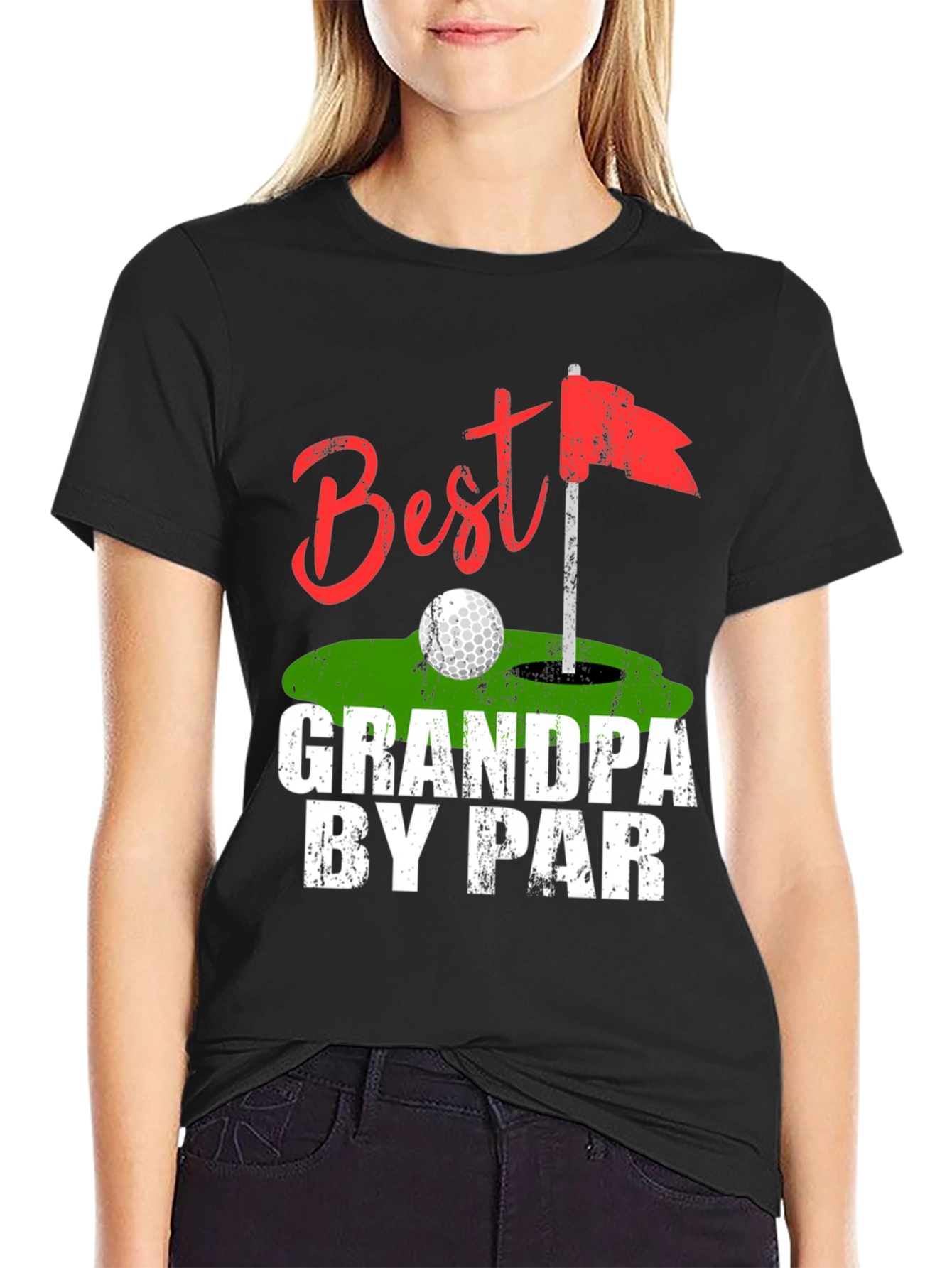 Best Grandpa By Par Golf T-Shirt