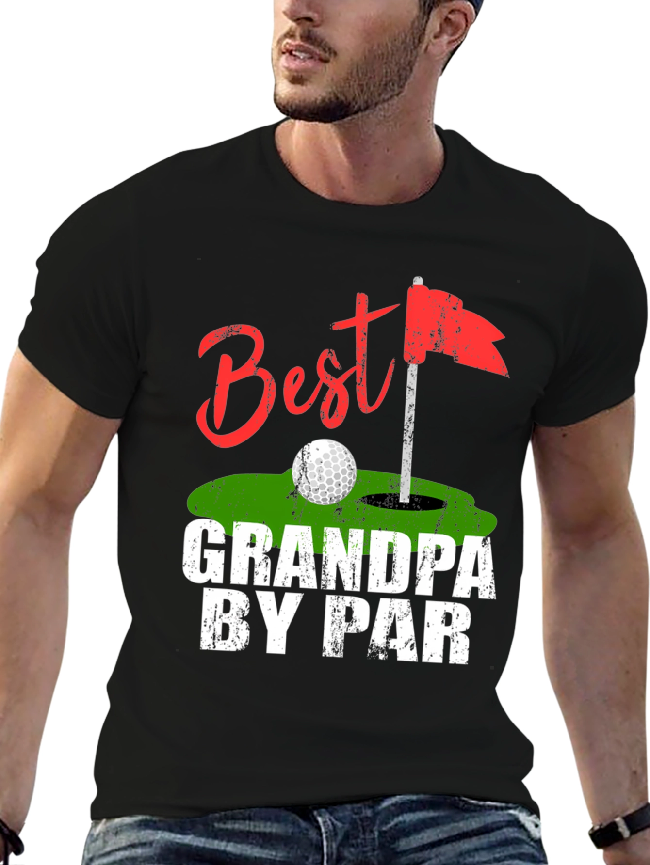 Best Grandpa By Par Golf T-Shirt