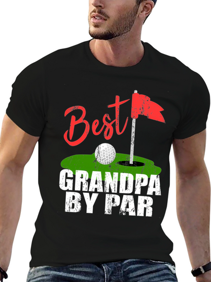 Best Grandpa By Par Golf T-Shirt