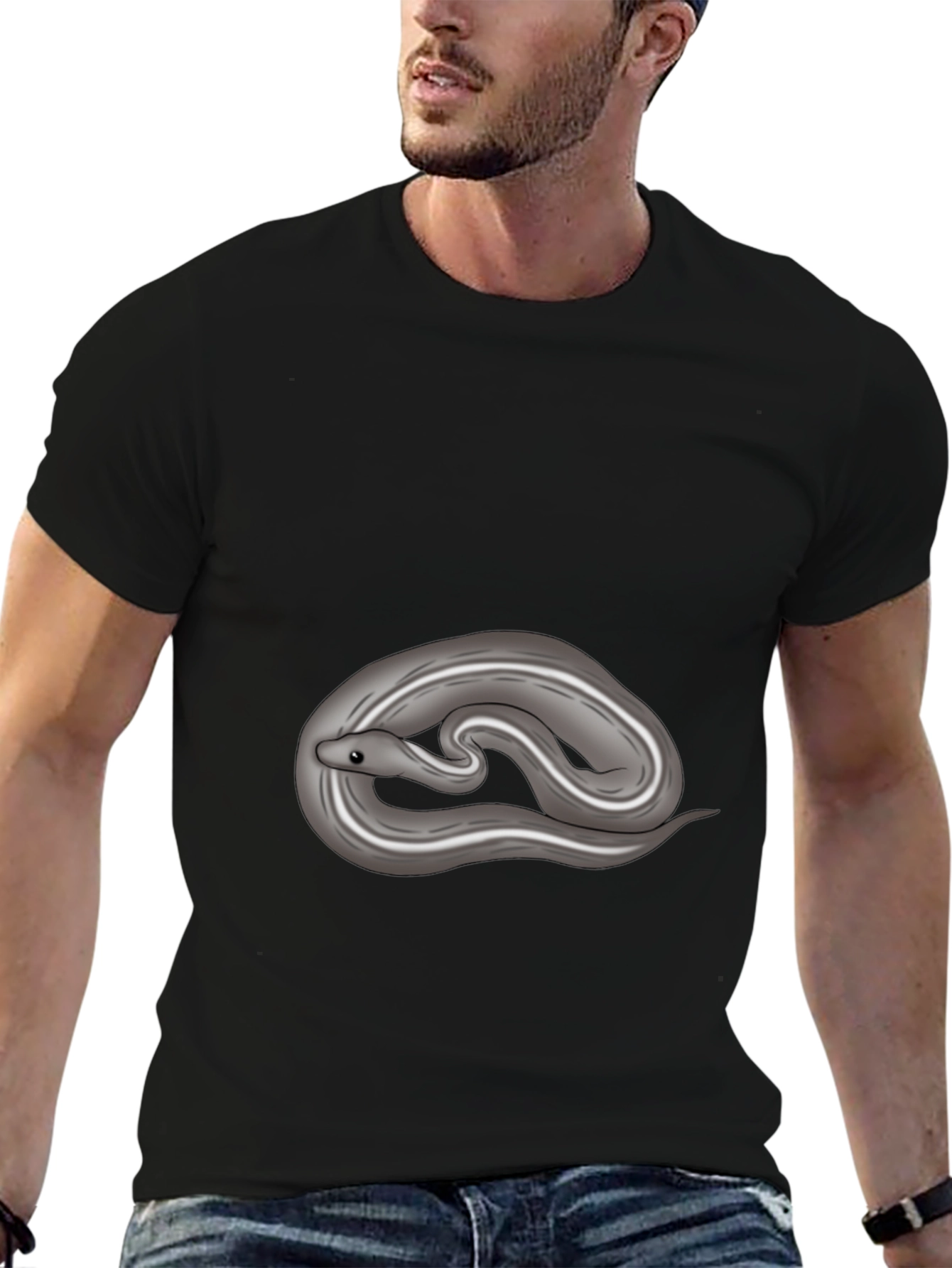 Snake Print Tee - Cool Casual Style