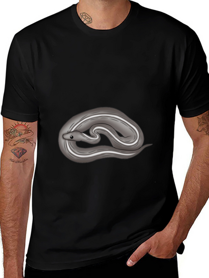 Snake Print Tee - Cool Casual Style